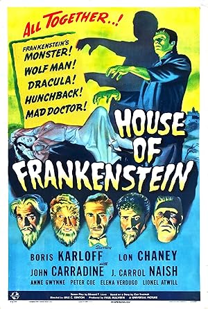 Το σπίτι του Φρανκενστάιν / House of Frankenstein (1944)