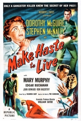 Ο Λακκοσ Των Κολασμενων / Make Haste to Live (1954)