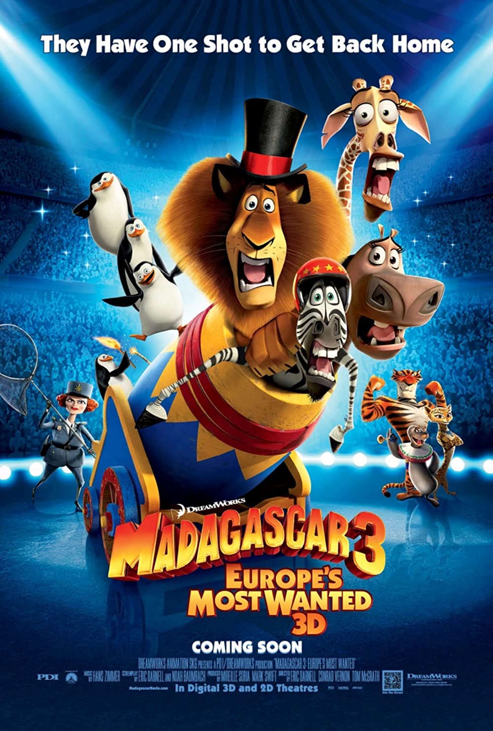 Μαδαγασκάρη 3 / Madagascar 3: Europe&#39;s Most Wanted (2012)